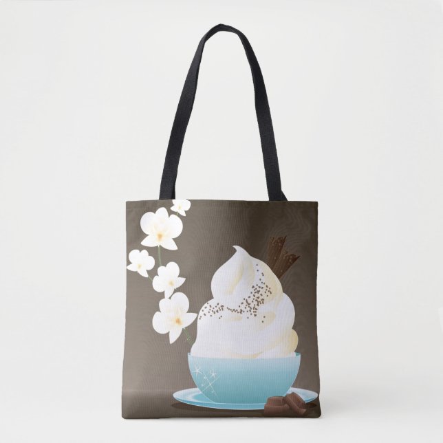 Bolso De Tela Invitación del helado (Anverso)