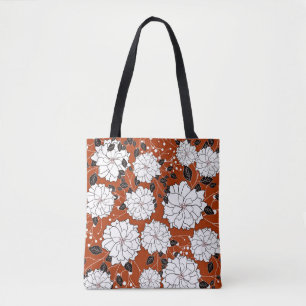 Bolso De Tela Invitación floral: Boda abstracto