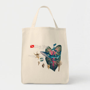 Bolso De Tela Invitación tropical