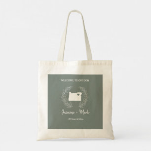 Bolso De Tela Invitados a la Boda de Destino de Oregón 