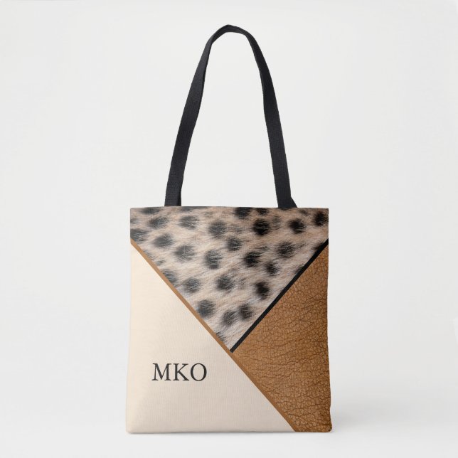 Bolso De Tela Ir a Cheetah (Anverso)