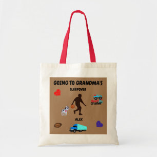 Bolso De Tela Ir a divertirse con los chicos de la abuela