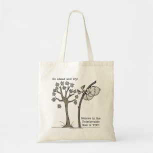 Bolso De Tela Ir adelante e intentar