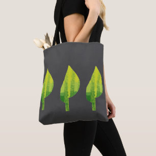 Bolso De Tela Ir diseño ecológico ecológico de la hoja de diseño