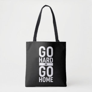 Bolso De Tela Ir duro o volver a casa