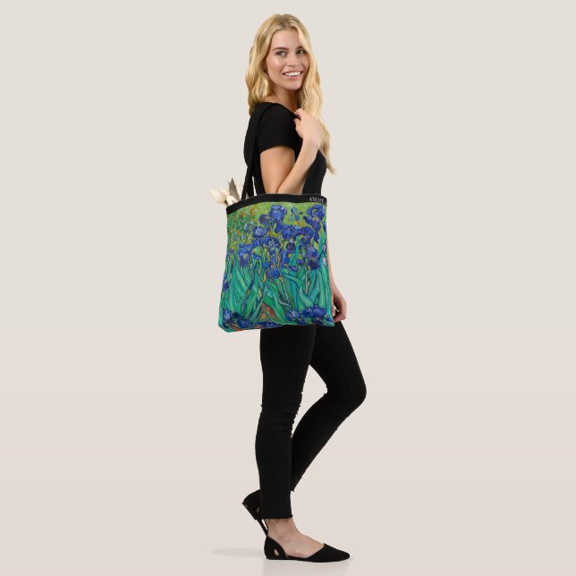 Bolso De Tela Iris (1889) de Van Gogh – Texto Personalizado (Puesto)