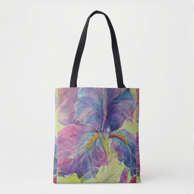 Bolso De Tela Iris agrietado para arriba (Anverso)