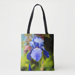 Bolso De Tela Iris azul