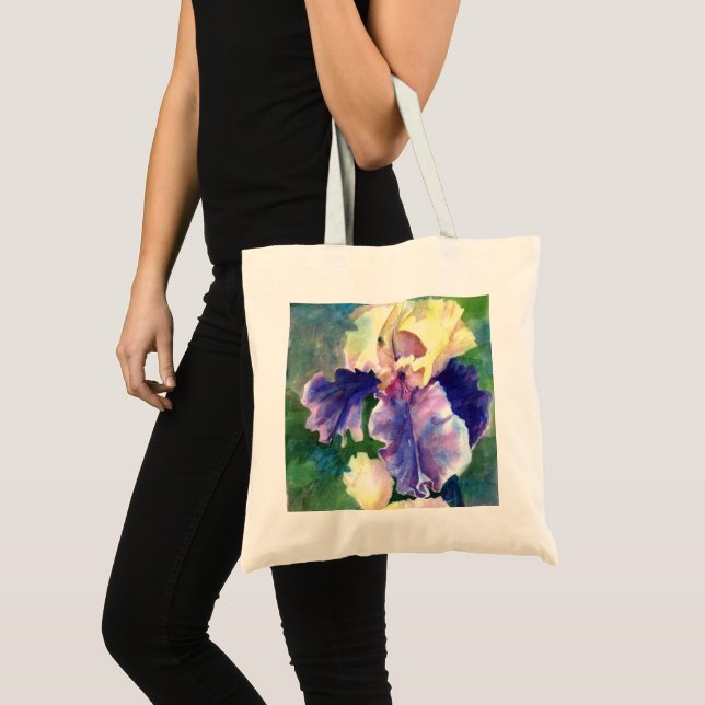 Bolso De Tela Iris barbudo gigante (Anverso (producto))