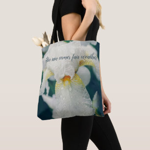 Bolso De Tela Iris con gotitas de agua