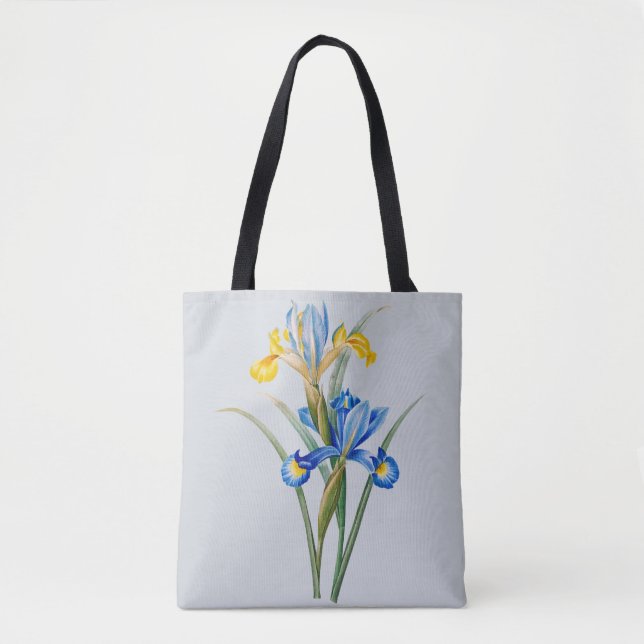 Bolso De Tela Iris español de Pierre-Joseph Redouté (Anverso)