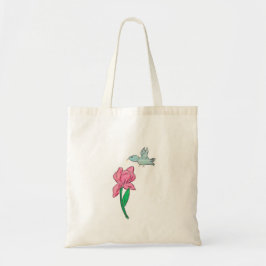 Bolso De Tela Iris rosa