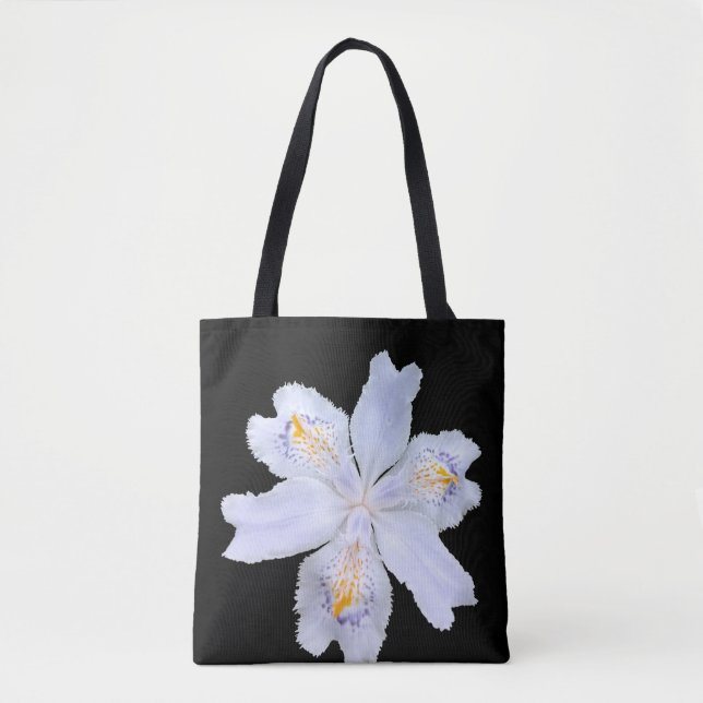 Bolso De Tela Iris White (Anverso)
