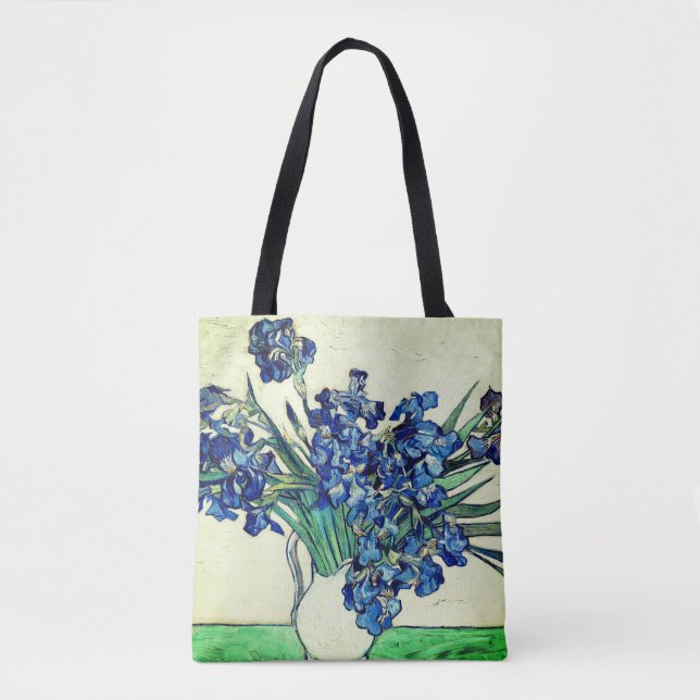 Bolso De Tela Irises (1890) de Vincent Van Gogh (Anverso)