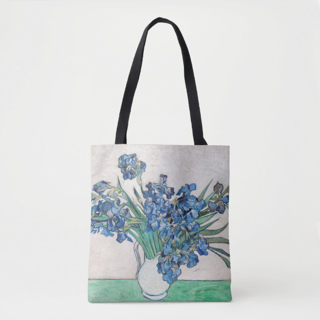 Bolso De Tela Irises (1890) de Vincent Van Gogh (Anverso)