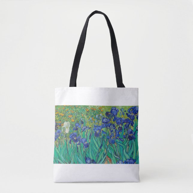 Bolso De Tela Irises by Vincent van Gogh (Anverso)