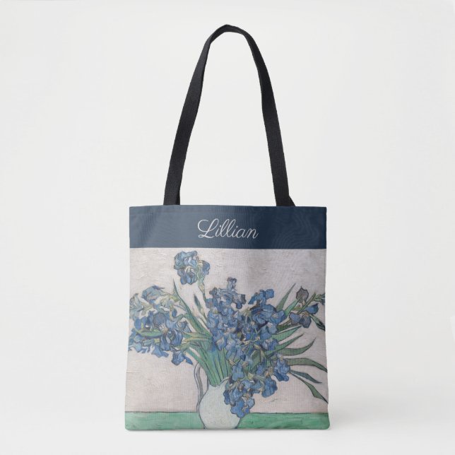 Bolso De Tela Irises de van Gogh: (Anverso)
