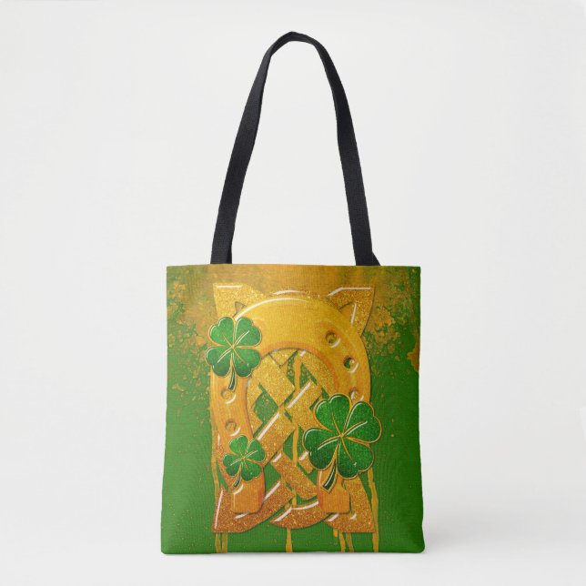 Bolso De Tela Irish Fun 3D Whimsey (Anverso)
