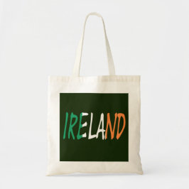 Bolso De Tela Irlanda sobrepasada por la bandera irlandesa