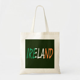 Bolso De Tela Irlanda sobrepasada por la bandera irlandesa