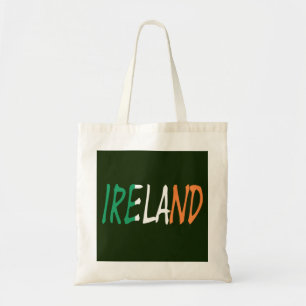 Bolso De Tela Irlanda sobrepasada por la bandera irlandesa