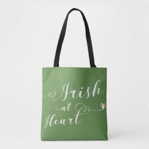 Bolso De Tela Irlandés en Heart Grocery Bag