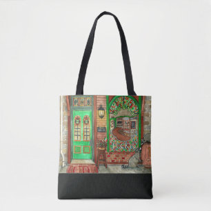 Bolso De Tela Irlandés Pub Watercolor Tote Bag