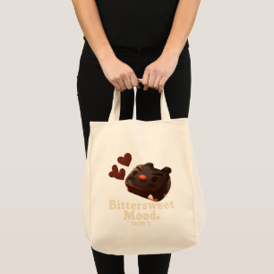 Bolso De Tela Iron T Amargor: Arte de Torta de Chocolate Oscuro
