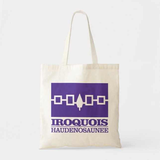 Bolso De Tela Iroquois (Haudenosaunee) (Frente)