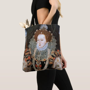 Bolso De Tela Isabel I y Ana Bolena Reinas de Inglaterra