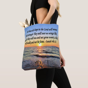 Bolso De Tela ISAIAH inspirador 40:31
