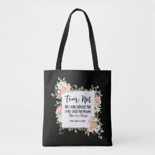 Bolso De Tela Isaías 43:1 No Teme Porque Te Haya Reparado La Bib