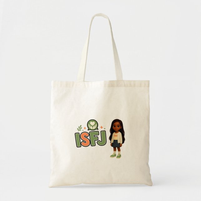 Bolso De Tela ISFJ — A Guardiã da Harmonia (Frente)