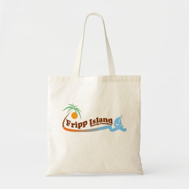 Bolso De Tela Isla de Fripp (Frente)