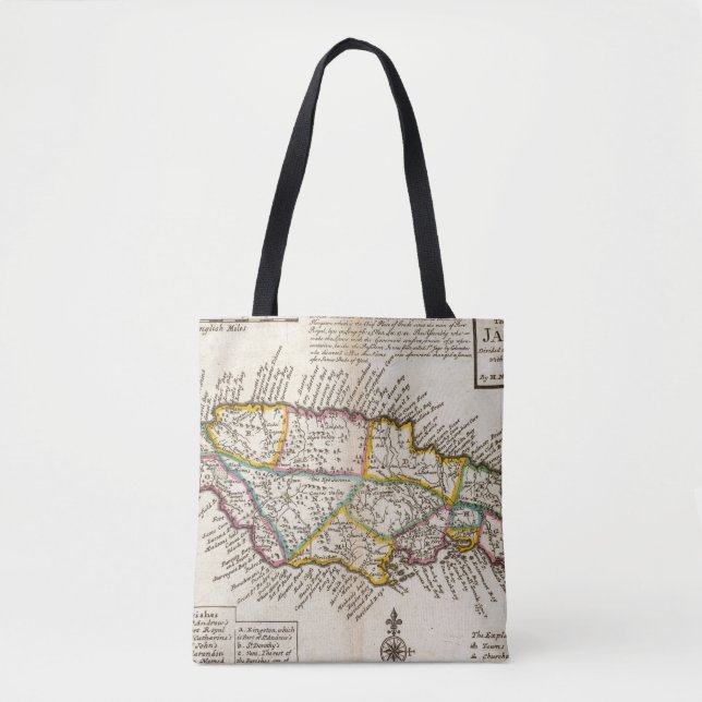 Bolso De Tela Isla de Jamaica (Anverso)