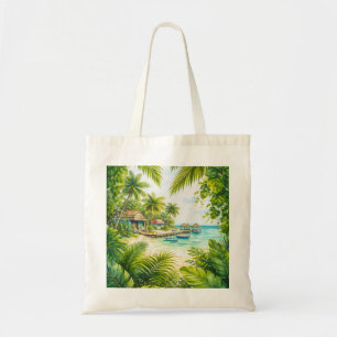 Bolso De Tela Isla de Playa Tropical Caye Caulker