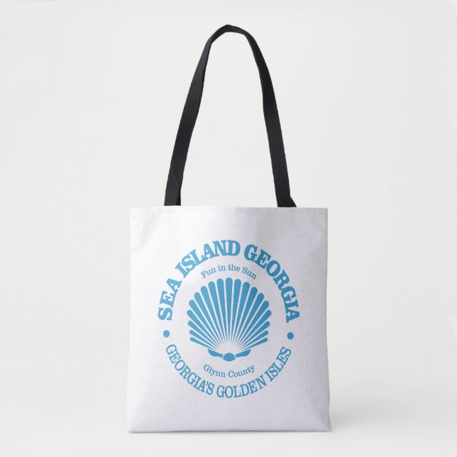 Bolso De Tela Isla del Mar (concha) (Anverso)