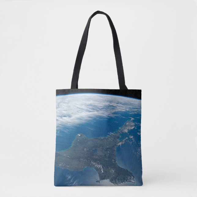 Bolso De Tela Isla del Norte de Nueva Zelanda. (Anverso)