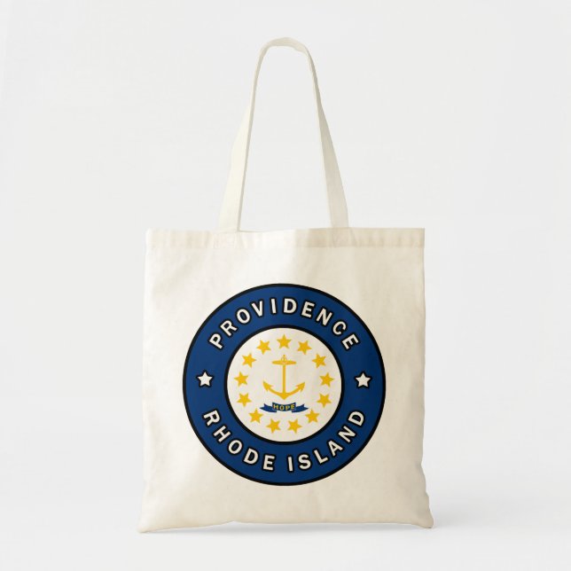 Bolso De Tela Isla Providence Rhode (Frente)