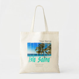 Bolso De Tela Isla Saona República Dominicana Diseño de Vintage