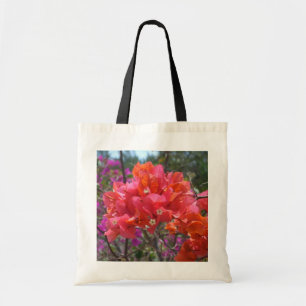 Bolso De Tela Isla Tropical Rosa Bougainvillea Floral