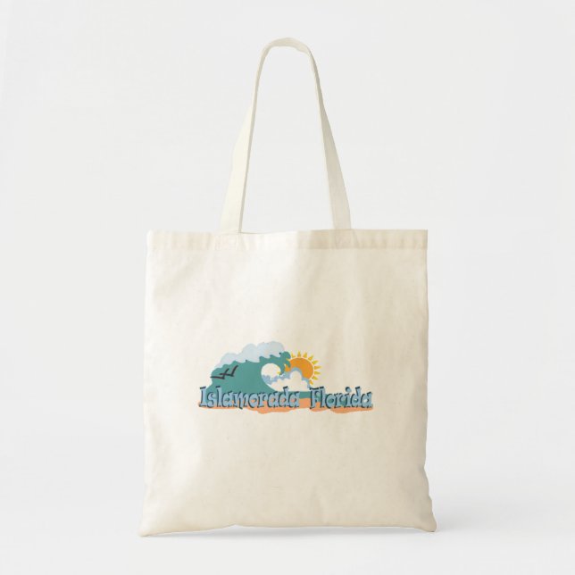 Bolso De Tela Islamorada. (Frente)