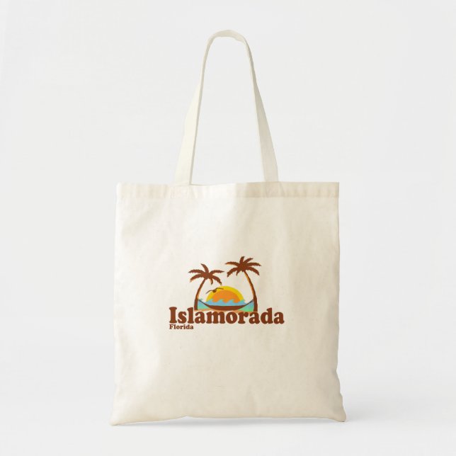 Bolso De Tela Islamorada. (Frente)