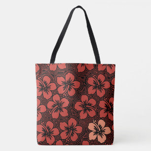 Bolso De Tela Island Floral Hawai Accent Hibiscus Beach Bag