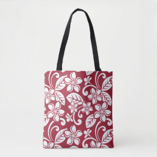 BOLSO DE TELA ISLAND PLUMERIA (CARDINAL RED)