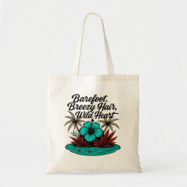 Bolso De Tela Island Spirit Boho Hibiscus Reusable Grocery Bag