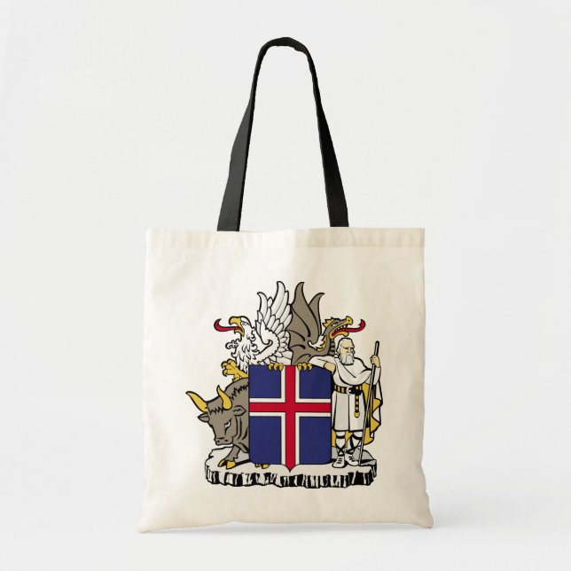 Bolso De Tela Islandia, Islandia (Frente)