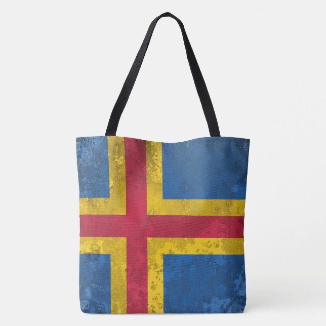 Bolso De Tela Islas Aland (Reverso)