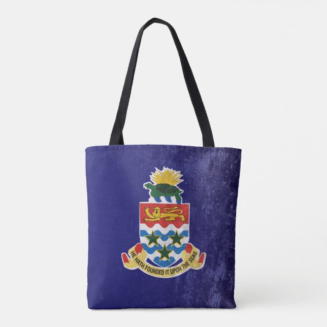 Bolso De Tela Islas Caimán (Reverso)