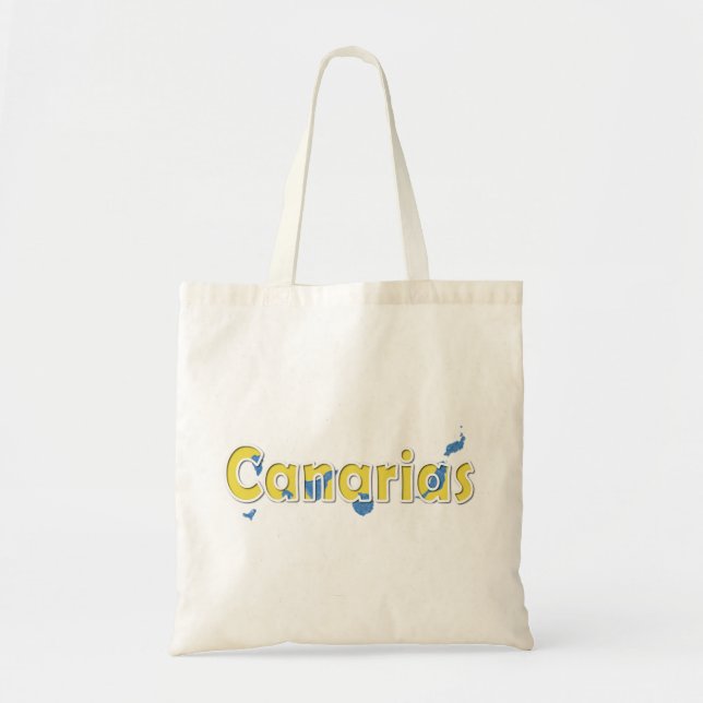 Bolso De Tela Islas Canarias (Frente)